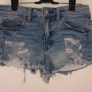 American Eagle stretch hi-rise festival shorts sz 4 EUC LN